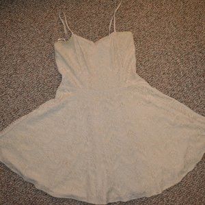 Large Ivory Lace Summer Dress
